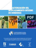 Caracterización Del Desplazamiento: Interno en Honduras