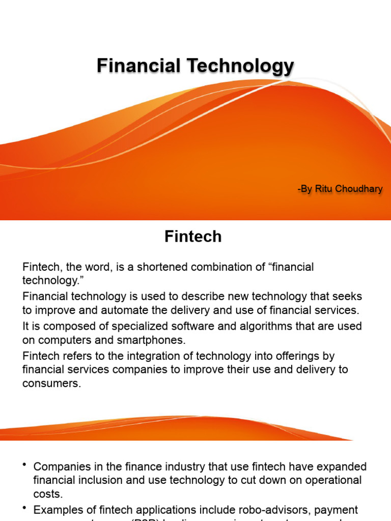 Fintech's Impact on Banking Services | PDF | Banks | Application Software