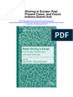 Power Sharing in Europe Past Practice Present Cases and Future Directions Soeren Keil All Chapter