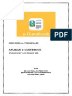 Buku Manual Pemakaian Aplikasi Guestbook - Dinas Kominfo