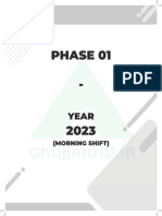 NABARD Question Paper Phase I Morning Shift 2023