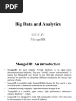 Unit 4 (MongoDB)