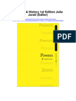 Powers A History 1St Edition Julia Jorati Editor All Chapter