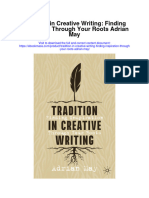 Tradition in Creative Writing Finding Inspiration Through Your Roots Adrian May All Chapter