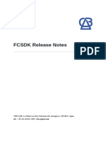 FCSDK Release Notes