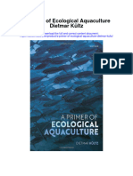 Download A Primer Of Ecological Aquaculture Dietmar Kultz full chapter