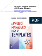 Download A Project Managers Book Of Templates Cynthia Snyder Dionisio full chapter