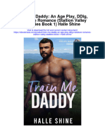 Train Me Daddy An Age Play DDLG Instalove Romance Stallion Valley Daddies Book 1 Halle Shine All Chapter