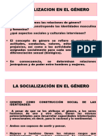 LA SOCIALIZACION EN EL GÉNERO