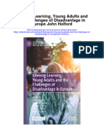 Lifelong Learning Young Adults and The Challenges of Disadvantage in Europe John Holford Full Chapter