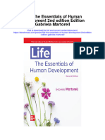 Life The Essentials of Human Development 2Nd Edition Edition Gabriela Martorell Full Chapter