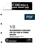 2007asme Bolier & Pressure Vessel Code VII Recommended Guidelines For The Care of Power BoilersAn