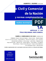 Codigo Civil y Comercial de La Nacion y Normas Complementarias. Tomo 1a. Alberto Bueres 1-224