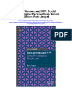 Download Trans Women And Hiv Social Psychological Perspectives 1St Ed Edition Rusi Jaspal all chapter