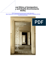 A Relational Ethics of Immigration Hospitality and Hostile Environments Bulley Full Chapter