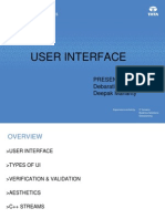 User Interface Types and Validation