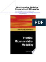 Download Practical Microsimulation Modelling Practical Econometrics Odonoghue all chapter