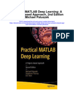 Practical Matlab Deep Learning A Projects Based Approach 2Nd Edition Michael Paluszek All Chapter