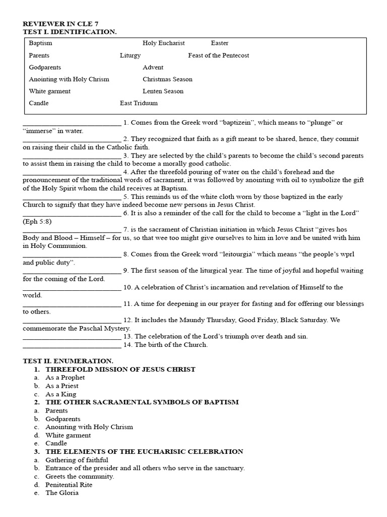 Reviewer in Cle 7 | PDF