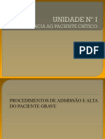 Admissao e Alta em Uti-2012