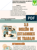 3.5 Diseño de Estaciones de Trabajo - Equipo 5