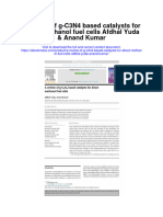 Download A Review Of G C3N4 Based Catalysts For Direct Methanol Fuel Cells Afdhal Yuda Anand Kumar full chapter
