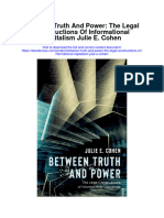 Download Between Truth And Power The Legal Constructions Of Informational Capitalism Julie E Cohen full chapter