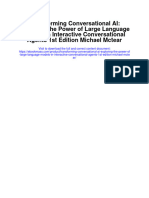 Download Transforming Conversational Ai Exploring The Power Of Large Language Models In Interactive Conversational Agents 1St Edition Michael Mctear all chapter