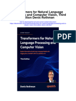 Download Transformers For Natural Language Processing And Computer Vision Third Edition Denis Rothman all chapter