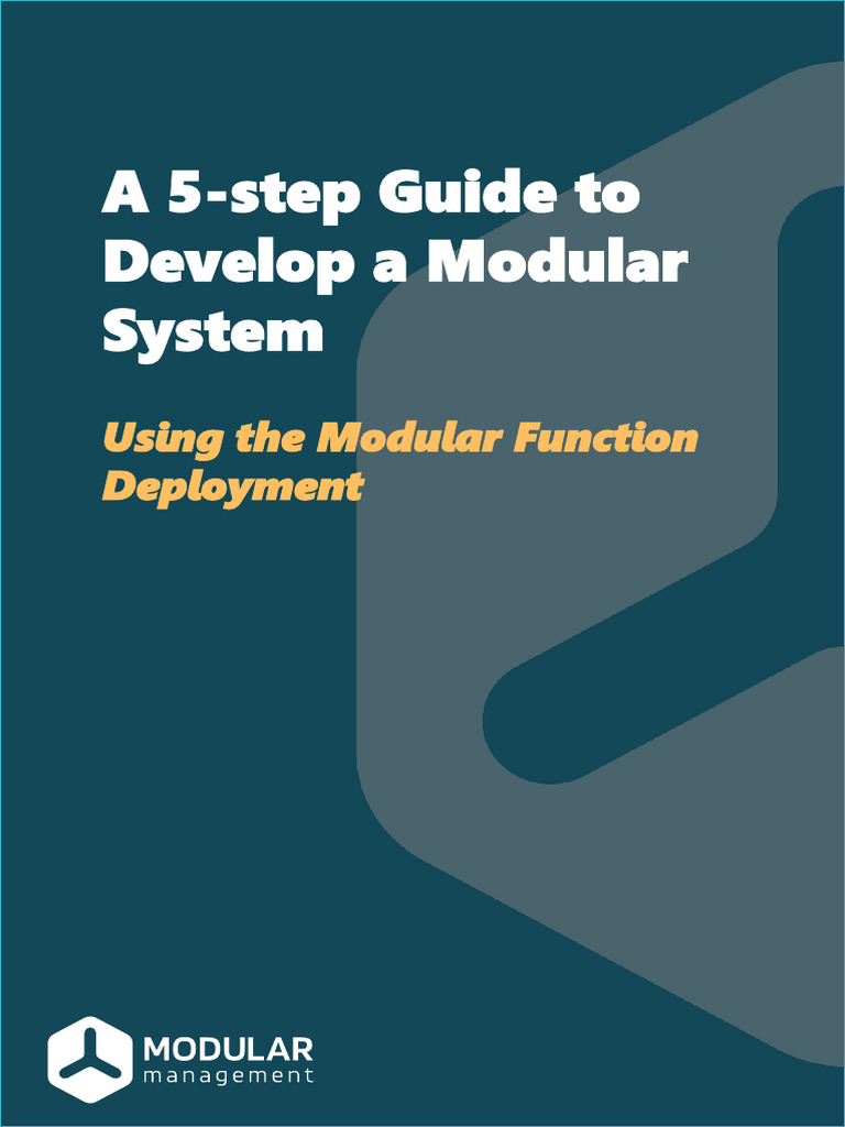 A 5-Step Guide to Create a Modular System By Modular Management | PDF ...