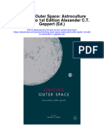 Limiting Outer Space Astroculture After Apollo 1St Edition Alexander C T Geppert Ed Full Chapter
