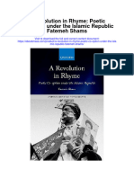 Download A Revolution In Rhyme Poetic Co Option Under The Islamic Republic Fatemeh Shams full chapter