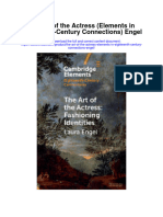 The Art of The Actress Elements in Eighteenth Century Connections Engel Full Chapter
