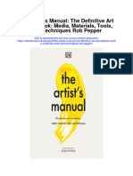 The Artists Manual The Definitive Art Sourcmedia Materials Tools and Techniques Rob Pepper Full Chapter