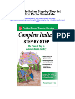 Complete Italian Step by Step 1St Edition Paola Nanni Tate Full Chapter