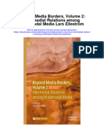 Download Beyond Media Borders Volume 2 Intermedial Relations Among Multimodal Media Lars Ellestrom full chapter