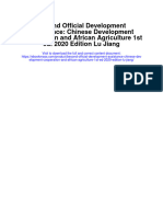 Beyond Official Development Assistance Chinese Development Cooperation and African Agriculture 1St Ed 2020 Edition Lu Jiang Full Chapter