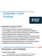 Chapter 6 Corporate Level Strategy
