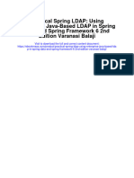 Practical Spring Ldap Using Enterprise Java Based Ldap in Spring Data and Spring Framework 6 2Nd Edition Varanasi Balaji All Chapter