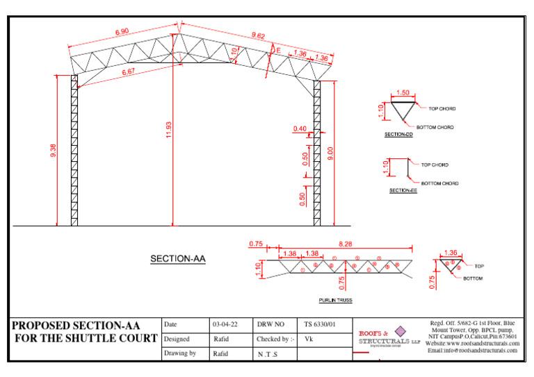 Shuttle Court Design Proposal | PDF