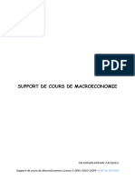 Support de Cours de Macroeconomie l1 Pour Upb