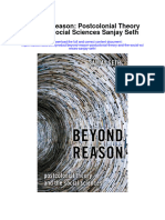 Beyond Reason Postcolonial Theory and The Social Sciences Sanjay Seth Full Chapter