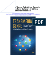 Download Transmedia Genre Rethinking Genre In A Multiplatform Culture 1St Edition Matthew Freeman 2 all chapter