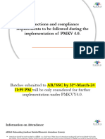 PMKVY 4.0 - Instruction To Follow During Training