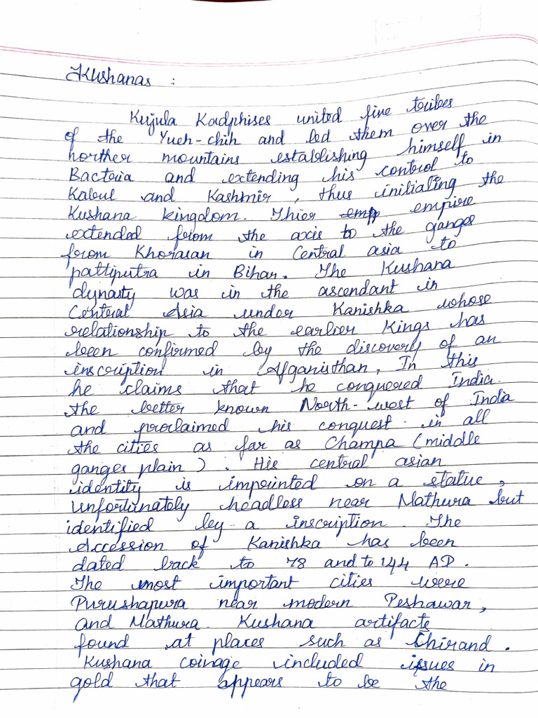 Kushan Dynasty Historical Overview | PDF