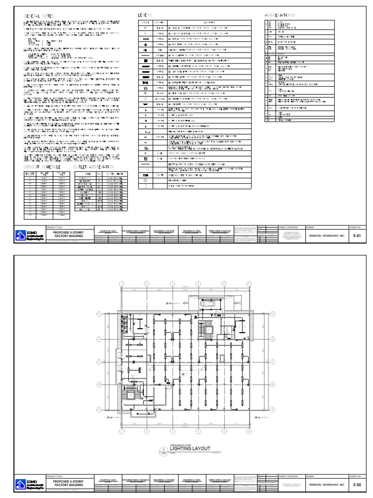 Proposed 3-Storey Factory Plan | PDF | Engineering