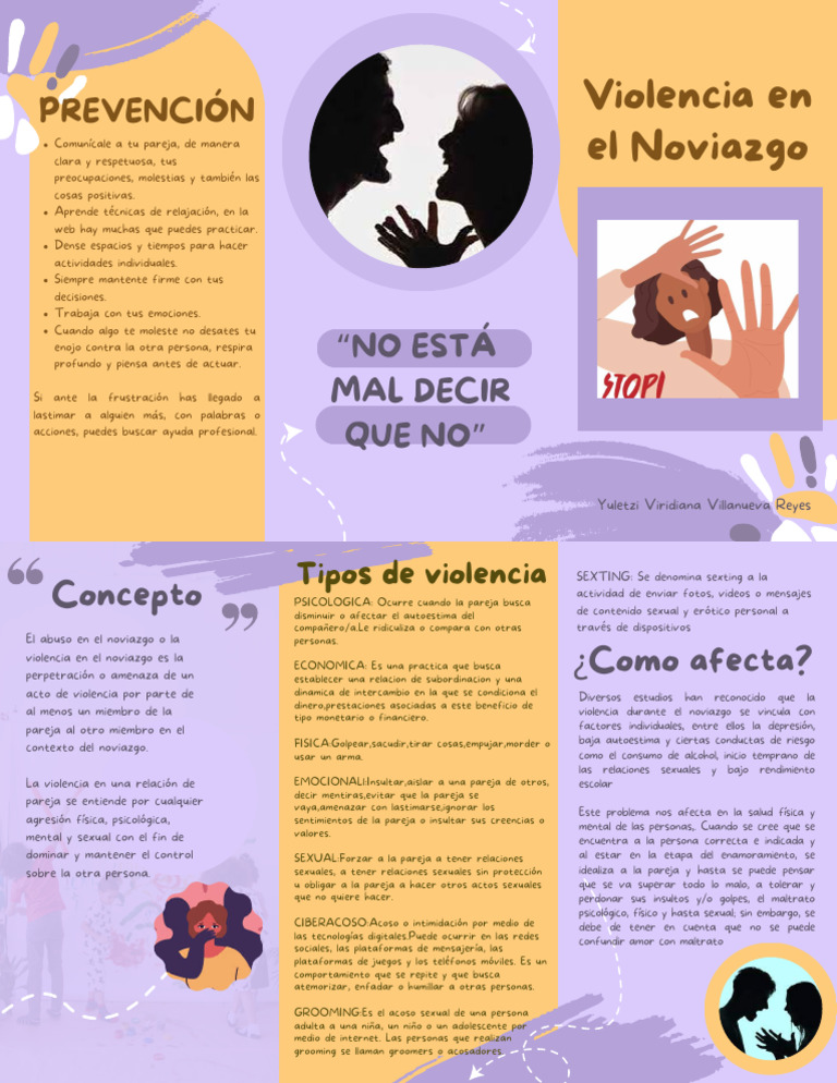 Prevención de la Violencia en el Noviazgo | PDF | Acoso cibernético ...