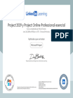 CertificadoDeFinalizacion - Project 2019 y Project Online Professional Esencial