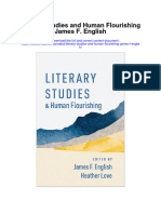 Download Literary Studies And Human Flourishing James F English full chapter