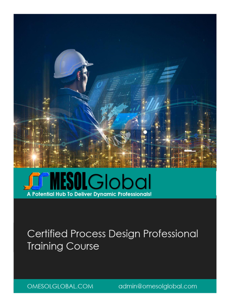 Online Course Certified Process Design Professional Pdf Pump